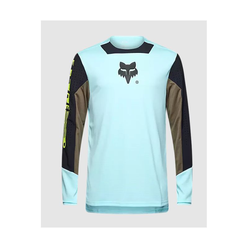 FOX Defend Taunt LS Jersey Blue