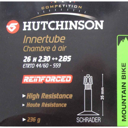 Hutchinson chambre 26 x 2.3-2.85 VS Schrader reinforced