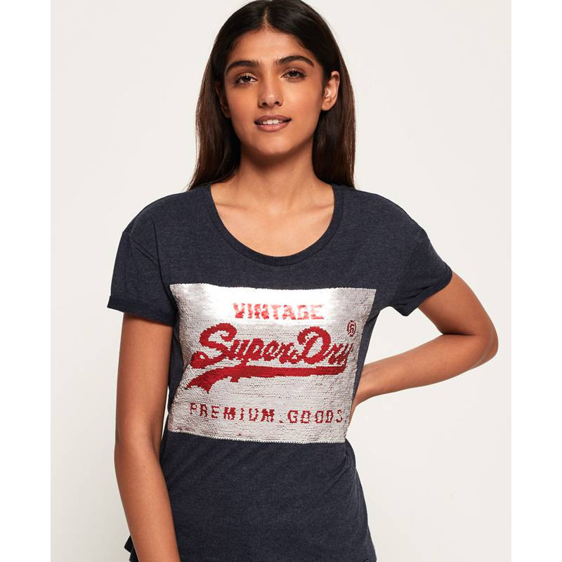 T-shirt Superdry Premium Sequin Slim