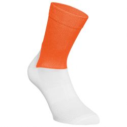 Chaussettes Poc essential Road socks Orange / White