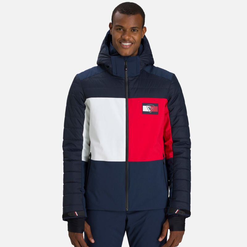 Rossignol Flag quilted ski jacket Sky captain
