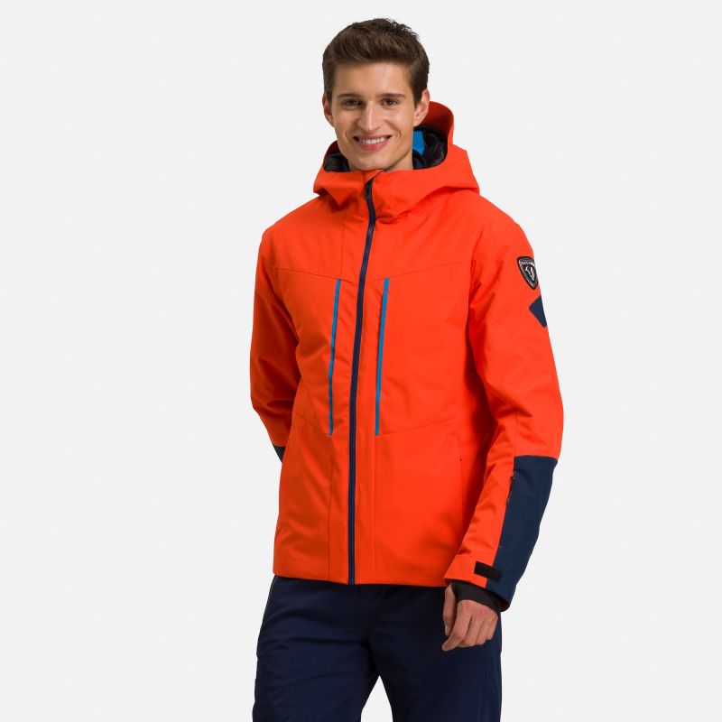 Rossignol Ski Jacket Rouge Crimson - Veste ski homme noir 2019