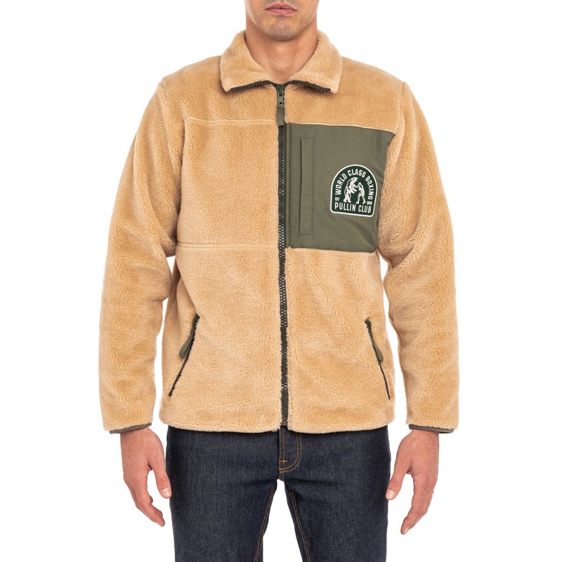 Polaire / softshell homme The North Face Royal Arch Full Zip military olive  / mineral gold