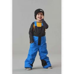 Picture Snowy toddler bib pant blue