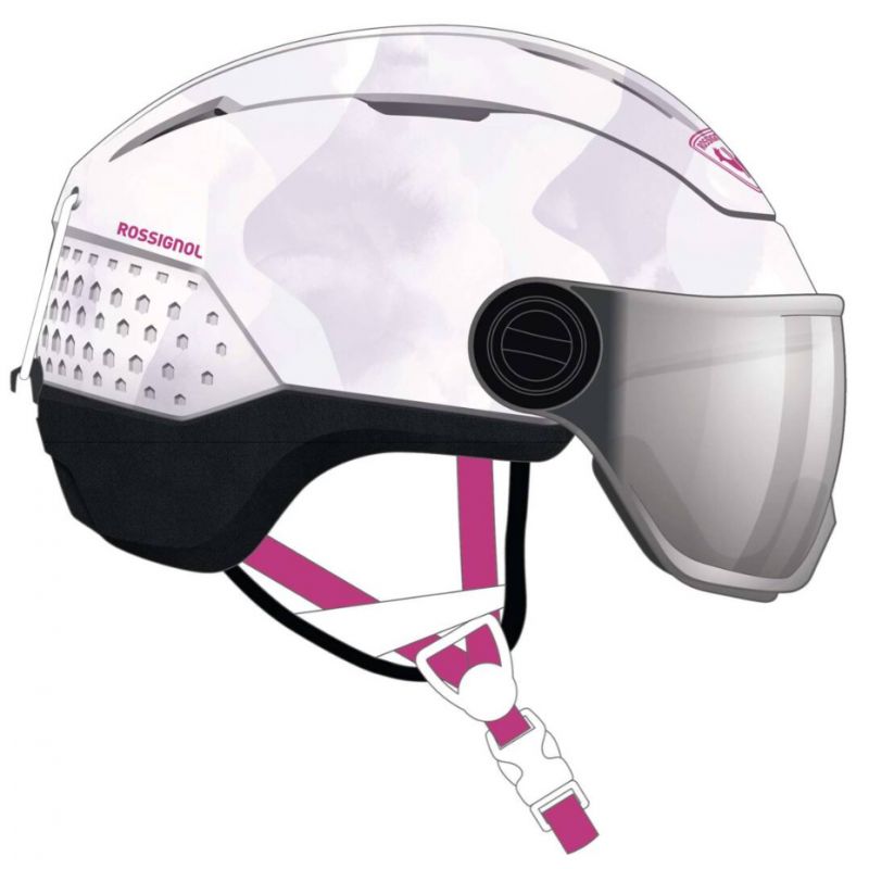 Rossignol Whoopee Visor Impacts White