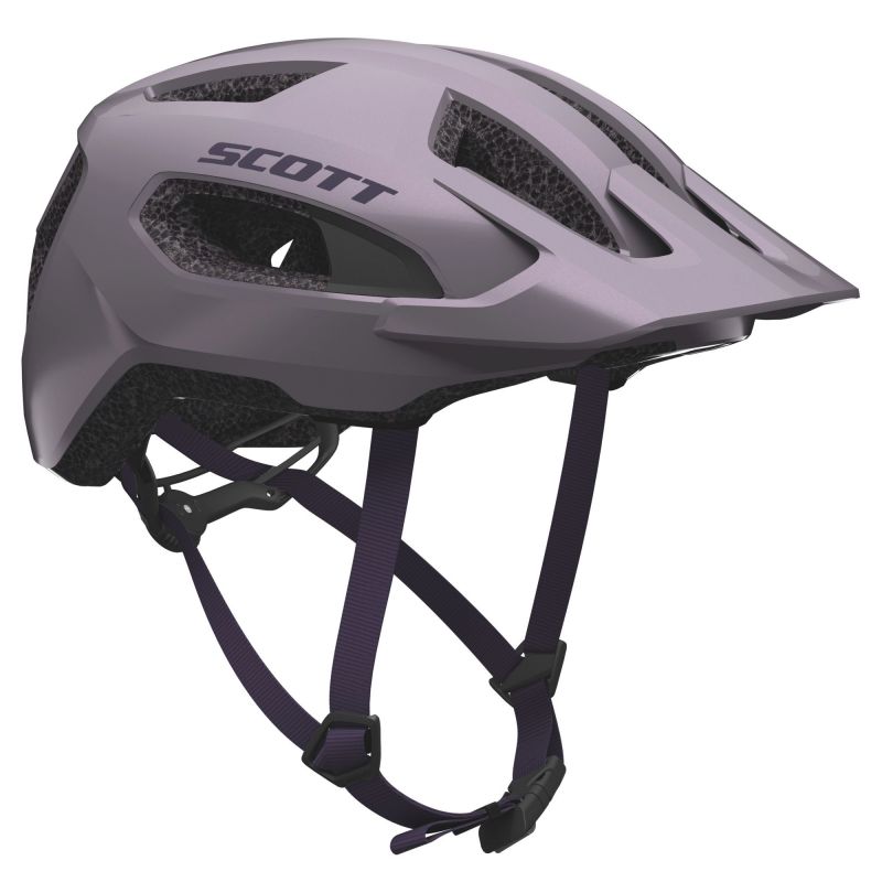 Casque Scott Supra silver purple