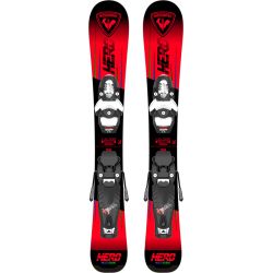 Rossignol HERO KID PRE-DRILLED + Team 4 GW Black