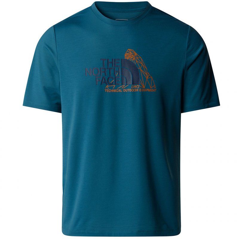 The North Face mountain fondation tee mallard blue