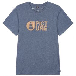 Picture Basement Cork Tee dark blue melange