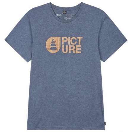 Picture Basement Cork Tee dark blue melange