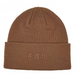 Fox Wordmark Beanie walnut