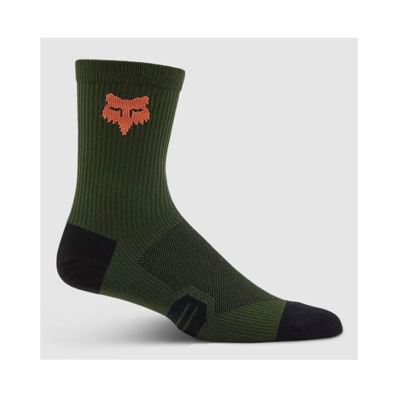 Chaussettes FOX Ranger 6" olive Orange